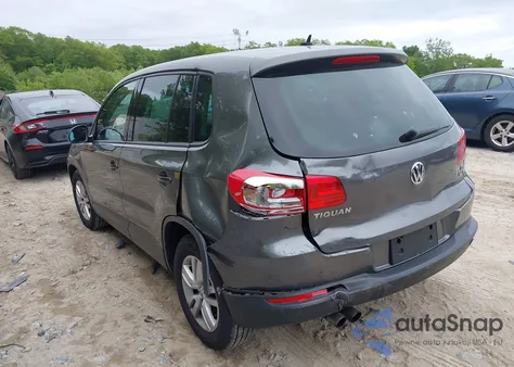 2013 Volkswagen Tiguan S из США, поврежденный, VIN WVGBV3AX9DW088326